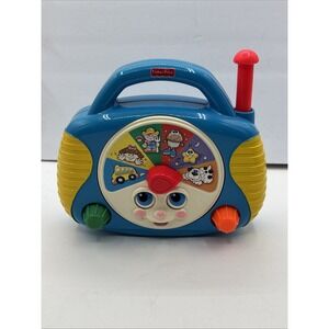 Vintage 1998 Fisher Price Musical Lullabies  Player Box Wind Up Radio
